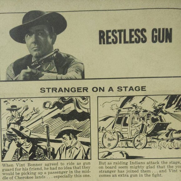 Rare Vintage "Restless Gun" Comic Book Published in 1961 - Picture 3 of 6